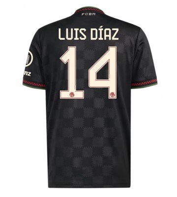 Bayern Munich Luis Diaz #14 Tercera Equipación 2025-26 Manga Corta